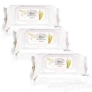 [스킨푸드] 스킨푸드 라이스 데일리 브라이트닝 클렌징 티슈(80매) 3개