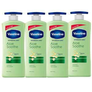 바세린 인텐시브 케어 알로에 수드 로션 600ml 4개 5종 택1