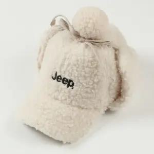 [지프키즈] 퍼방울 뽀글이 귀달이 캡모자 KO0GCU620 베이지 하늘