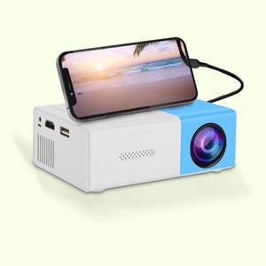 고화질 미니 휴대폰 프로젝터, 실내 및 소형 크리스마스 새해 선물, YG300
