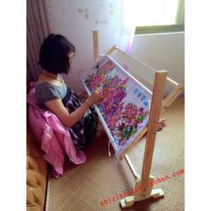 십자수 거치대 작업대 공방 십자수틀 조절 좌식 원목