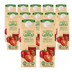 (에스제이서진) 돈시몬 생과일 100% 착즙 토마토 주스 1L 12개