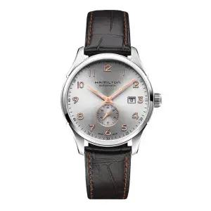 해밀턴 남성 가죽 시계 재즈마스터 스몰세컨H42515555