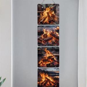 [아트박스]/꾸밈 nx667-멀티아크릴액자_캠핑의묘미불멍(4단소형)