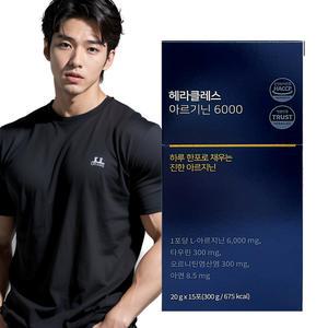 헤라클레스 L아르기닌 6000 액상 오르니틴 마카 타우린 20g x 15포 1박스