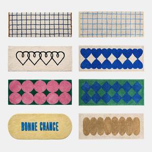 [보웰][BWTZ] 푹신한 롱파일 자카드 주방매트 도어매트 8종