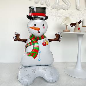 파티아일랜드 눈사람 스탠드 호일 풍선 대형 크리스마스 포토존