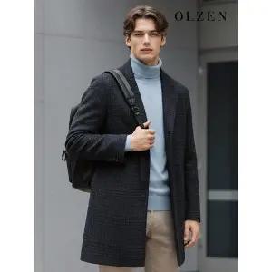 [올젠] 울 혼방 스탠카라 코트 (ZOC4CG1302)