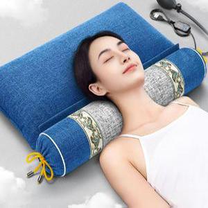 분리형 메밀 쑥 12가지  높이조절 온찜질 마사지 경추베개 목 수면 꿀잠베개