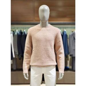 [NS홈쇼핑]킨록 F/W 레귤러핏 멜란지 라운드 니트 연핑크 (TIY29)[34614905]