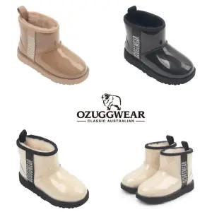 [오즈어그웨어](강남점) 토박스 호주산 양모털부츠 키즈 클래식 클리어 부츠 OZKCE4TCLB11