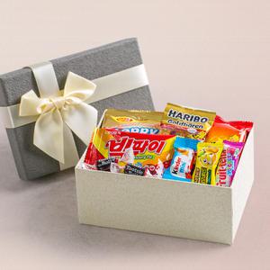 사랑가득 리본 상자 졸업 입학 간식 꾸러미 14종 과자 학교 단체 학생  시험선물세트