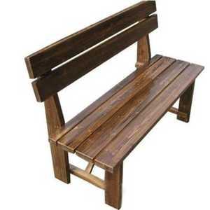 야외 나무의자 원목 등벤치 방부목 야외용 등받이 공원 1m