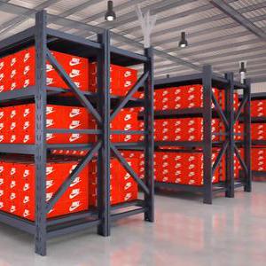 5분 선반 무볼트 조립식 철제 중량랙 B타입 연결형 하중800kg 단당하중 200kg  2000 x 2000 x 600 4단  화이트,블랙, 오렌지 선택가능