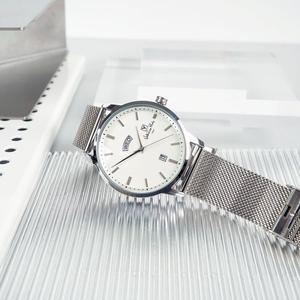 [발렌티노루디]발렌티노 루디 데이데이트 심플 메쉬밴드 남자 메탈시계