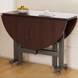 접이식 원탁 원형 테이블 베란다 보조 탁자 주방 자취