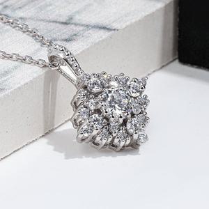 [샤밍주얼리]3부 다이아 목걸이 천연 우신 VVS1 샹들리에 결혼 기념일 웨딩 선물