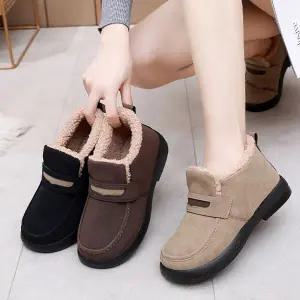 [바이시유] 신상 여성 여자 방한화 겨울 털 안감 로퍼 라일라