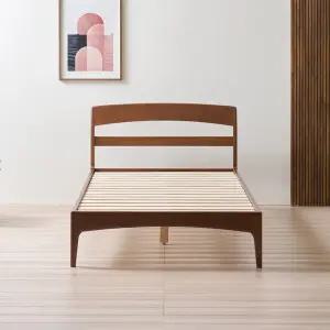 [/착불배송] 알렉스 고무나무 원목 슈퍼싱글 침대 SS 프레임