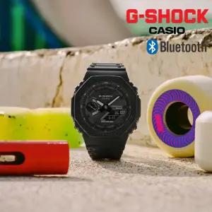 지샥 G-SHOCK 전자 패션 남성 남자 손목시계 블루투스 지얄오크 GA-B2100-1A1