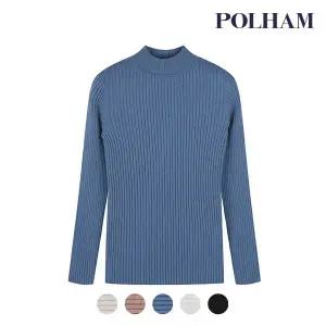 여성 립 하프 터틀넥 니트_PHD4EU2050