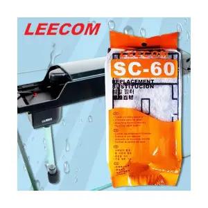 리컴 SC-60 600 사이즈 일체형 어항 상면 여과기 호환 가능 3중 리필 필터 2개입