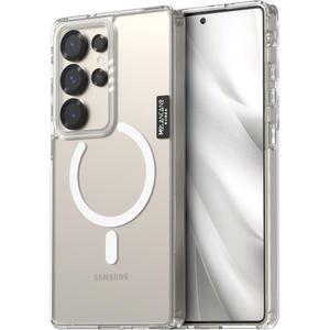 모란카노 갤럭시 S25 울트라 크리스탈 컬러 맥세이프 투명 하드 플러스 케이스