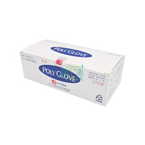 고려양행 멸균 폴리글러브 M 2매포장 200매입 KR-2 Poly Glove
