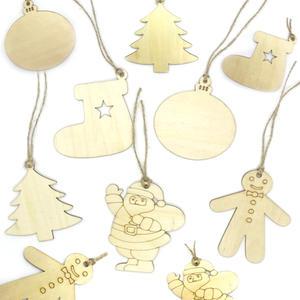 크리스마스 오너먼트 우드 장식 만들기 재료 DIY 트리 산타 루돌프 가랜드 공예 색칠공부