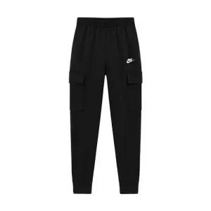 나이키 남성 NSW 클럽 카고 플리스 조거팬츠 트레이닝 블랙 CD3129-010