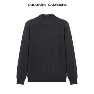 [타바로니]타바로니 캐시미어 100 남성 반목니트