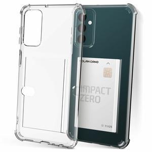 모란카노 1+1 갤럭시 버디2 M23 5G 슬라이드 투명 카드 수납 젤리 케이스