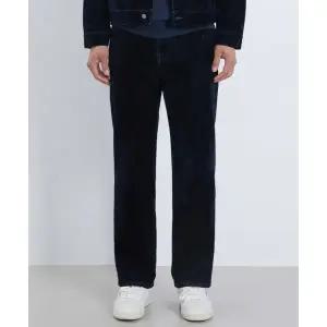 [롯데백화점]유씨엘에이 남여공용 세미 와이드 벨벳 데님 팬츠 ( UAADP80 )