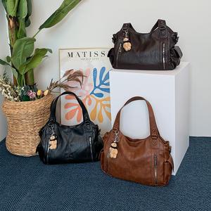 레더빅투웨이백 가죽 숄더 크로스 여행가방 데일리