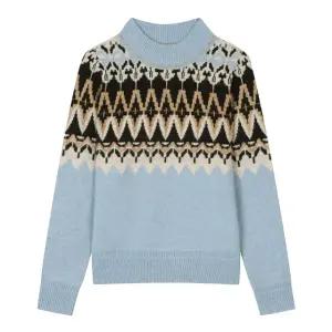 [베스띠벨리] 베스띠벨리 페어아일 모크넥 풀오버BJUCY29540