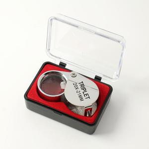 컴팩트 휴대용 미니 돋보기 확대경(20배율)