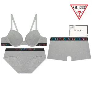 [롯데백화점]게스 면모달 커플속옷세트 GDWBRA11GDWPTA11GDMDRA11MG