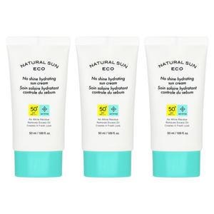 더페이스샵 내추럴 선 에코 피지 잡는 수분 50ml 3개