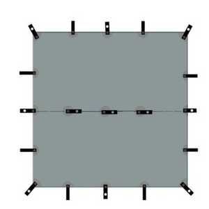 초대형 타프 블랙 코팅 실버코팅 천막 렉타타프 6x8m