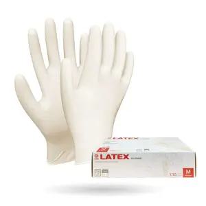 유명테크 라텍스장갑 100매 (사이즈선택)/라텍스/위생/장갑/식품용/요리용/청소용/일회용/실험용/글러브