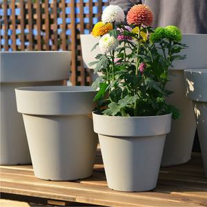 대형 프라스틱 플라스틱 예쁜 화분+받침세트 38cm