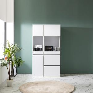 동서가구 브리다 슬림 맥스 1000 듀얼 투서랍 수납 렌지대 DF924002