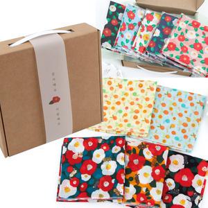 면스카프 동백꽃 손수건 5P 제주선물 국산