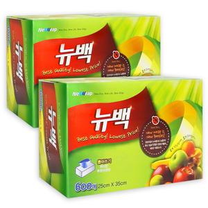 뉴랩 위생백 뉴백(중형)600매 x2개 25cm x 35cm