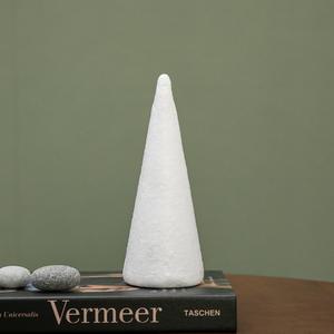 원뿔 스티로폼 7x19cm (4개입) 인테리어 콘 장식 트리 만들기 재료 미술 diy 꾸미기