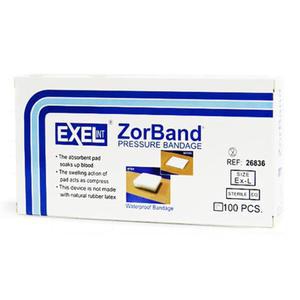 엑셀 ZOR BAND 지혈용 압박밴드 100매 지혈 반창고