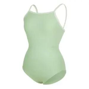 여성 U-BACK 원피스 실내 수영복 라임 RN-LF2D801-LNCA