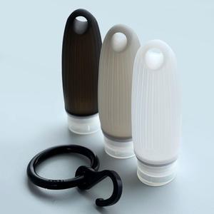 여행용 헬스장 수영장 세면도구 고리형 실리콘 공병세트