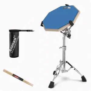 12인치 드럼 패드+스틱+스탠드+케이스 연습용 세트