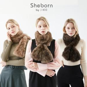 [진도 끌레베](의정부점)[진도 Sheborn] 세이블 니팅 머플러(K6W1AM80)